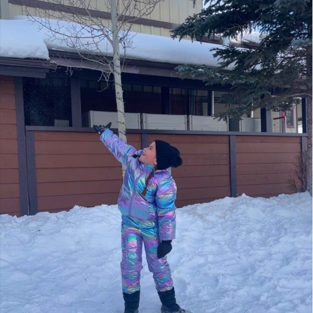 Iridescent Kids' Snowsuit